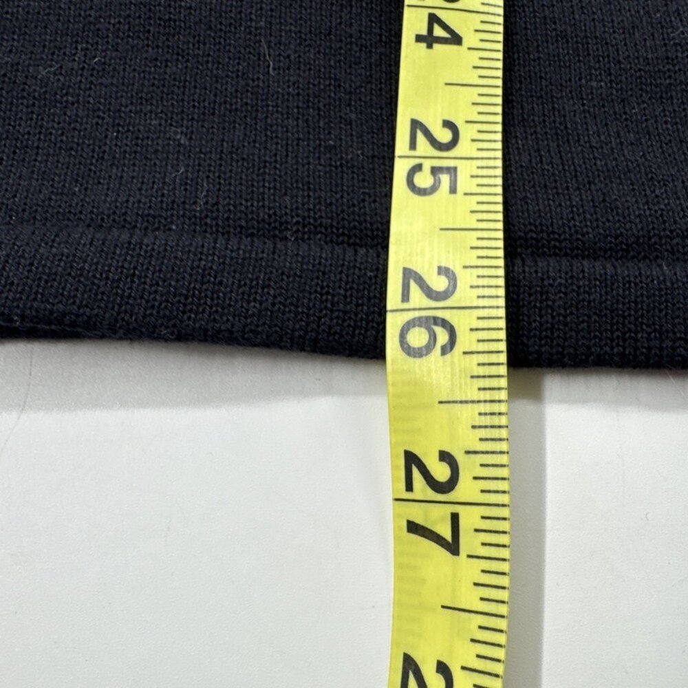 Kim Rogers Sweater Womens Large Black Mock Neck Relaxed Fit Knit Cotton Winter - Picture 7 of 11
